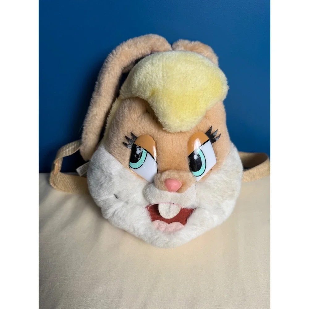 Vintage 1996 Space Jam Lola Bunny Plush Backpack Warner Bros Jaclyn Inc 90s Toy